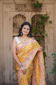 Pure Soft Organza Silk Fancy Saree With Blouse(Unstitched)